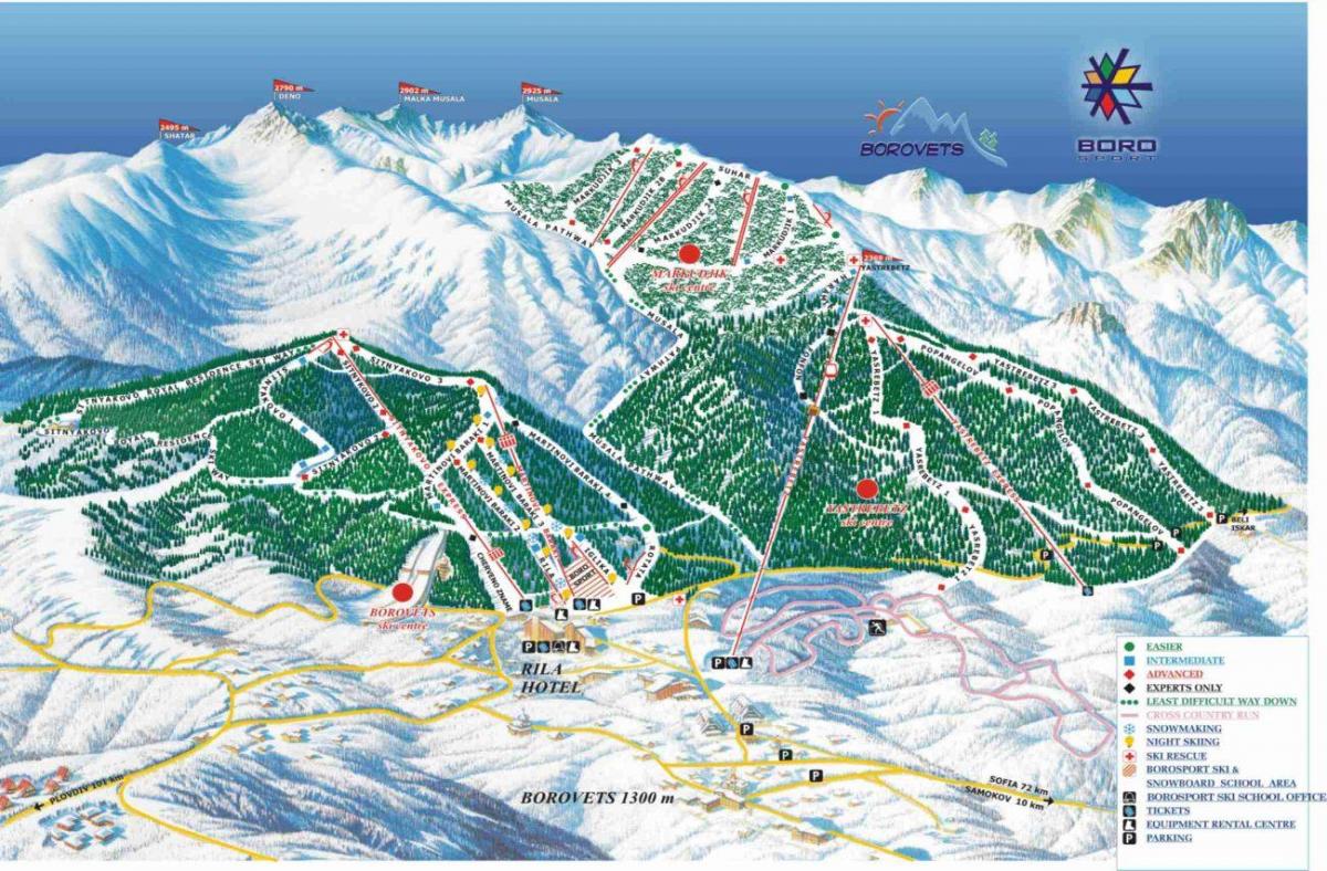 България ски картата