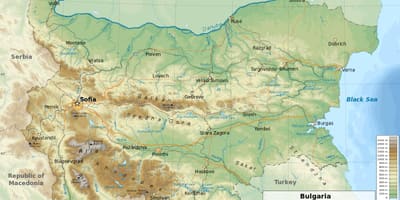 Карта на България география