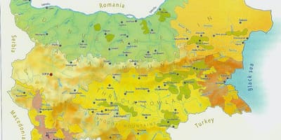 Карта на България на климата