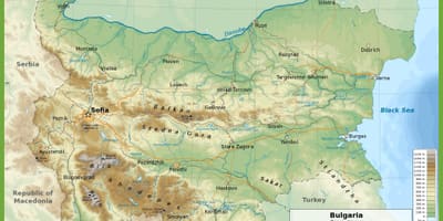 България топографска карта
