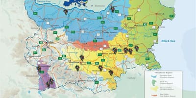 Карта на българското вино