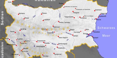 Карта на българското черноморие
